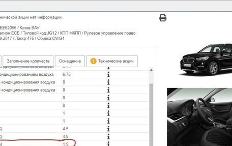 BMW X1, 2017 год, 2 000 000 рублей, 28 фотография