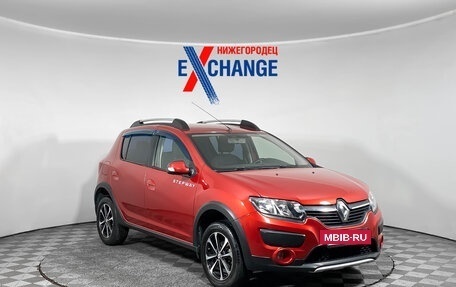 Renault Sandero II рестайлинг, 2016 год, 1 015 000 рублей, 2 фотография