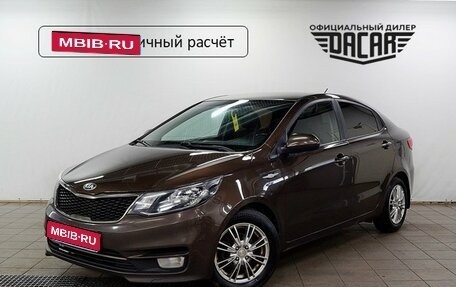 KIA Rio III рестайлинг, 2016 год, 890 000 рублей, 1 фотография