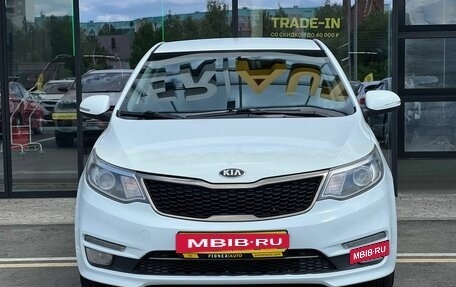 KIA Rio III рестайлинг, 2017 год, 880 000 рублей, 2 фотография