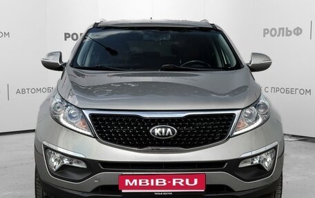 KIA Sportage III, 2014 год, 1 595 000 рублей, 2 фотография