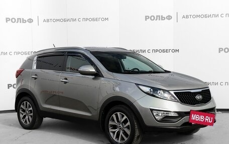 KIA Sportage III, 2014 год, 1 595 000 рублей, 3 фотография
