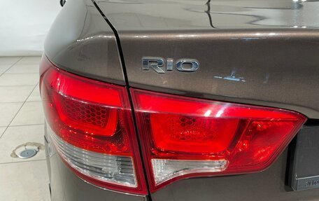 KIA Rio III рестайлинг, 2016 год, 999 000 рублей, 11 фотография