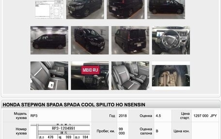 Honda Stepwgn IV, 2017 год, 2 350 000 рублей, 17 фотография
