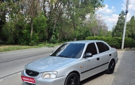 Hyundai Accent II, 2004 год, 526 000 рублей, 6 фотография