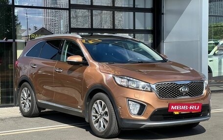 KIA Sorento III Prime рестайлинг, 2016 год, 2 200 000 рублей, 3 фотография