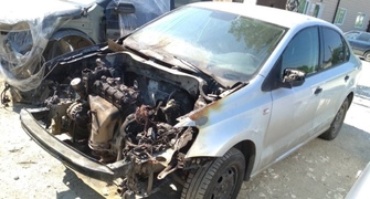 Volkswagen Polo V, 2014 год, 104 000 рублей, 1 фотография