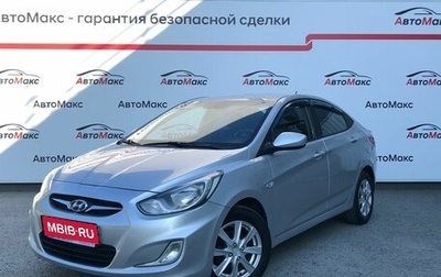 Hyundai Solaris II рестайлинг, 2011 год, 690 000 рублей, 1 фотография