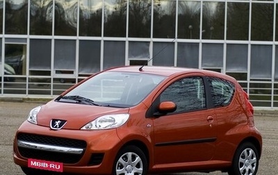 Peugeot 107 I рестайлинг, 2009 год, 450 000 рублей, 1 фотография