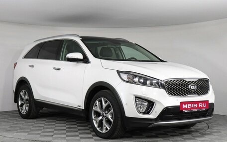 KIA Sorento III Prime рестайлинг, 2016 год, 2 647 000 рублей, 3 фотография