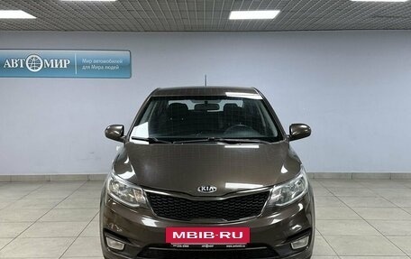 KIA Rio III рестайлинг, 2015 год, 1 218 000 рублей, 2 фотография