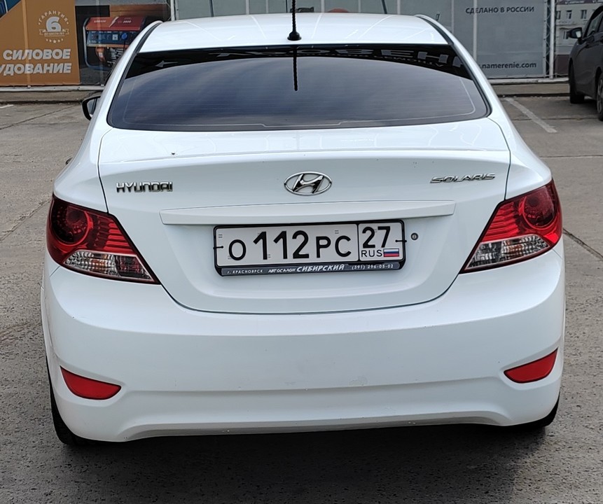 Hyundai Solaris I, 2012 год, 650 000 рублей, 4 фотография