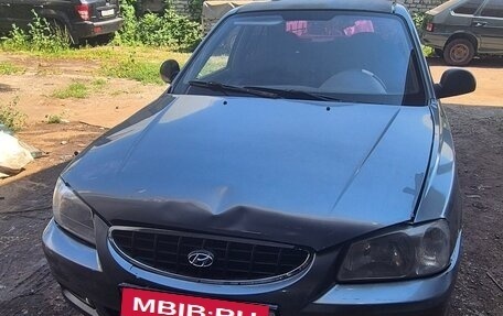 Hyundai Accent II, 2004 год, 185 000 рублей, 1 фотография