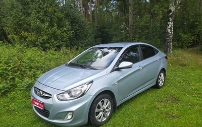 Hyundai Solaris II рестайлинг, 2011 год, 495 000 рублей, 1 фотография