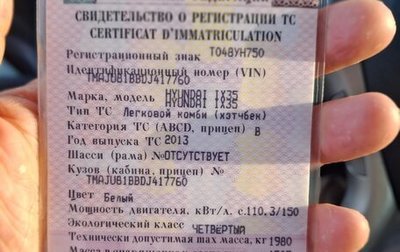 Hyundai ix35 I рестайлинг, 2013 год, 950 000 рублей, 1 фотография
