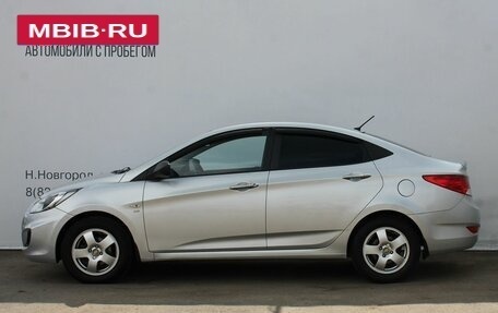 Hyundai Solaris II рестайлинг, 2011 год, 819 000 рублей, 2 фотография