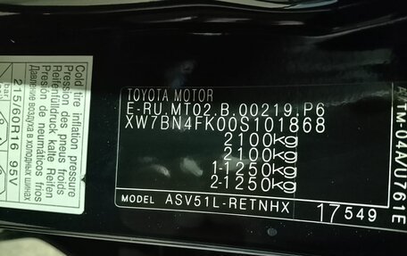 Toyota Camry, 2015 год, 1 881 381 рублей, 11 фотография