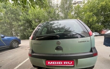 Opel Corsa C рестайлинг, 2002 год, 205 000 рублей, 8 фотография