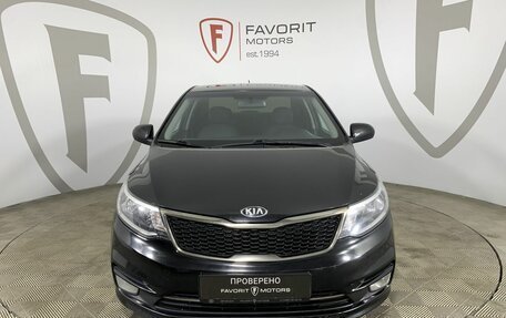 KIA Rio III рестайлинг, 2015 год, 949 000 рублей, 2 фотография
