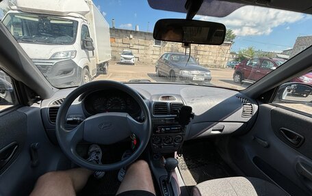 Hyundai Accent II, 2004 год, 415 000 рублей, 21 фотография