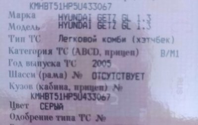 Hyundai Getz I рестайлинг, 2005 год, 580 000 рублей, 1 фотография
