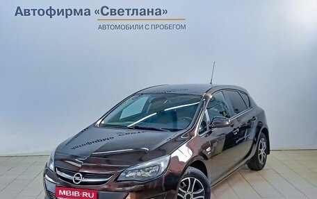 Opel Astra J, 2014 год, 819 000 рублей, 1 фотография