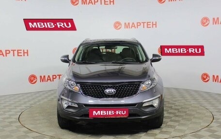 KIA Sportage III, 2015 год, 1 539 000 рублей, 2 фотография