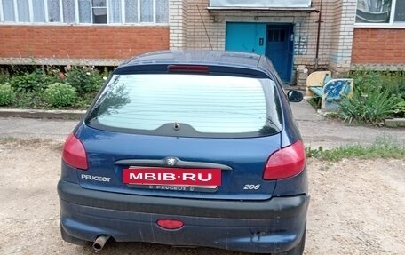 Peugeot 206, 2001 год, 200 000 рублей, 4 фотография