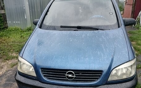 Opel Zafira A рестайлинг, 2002 год, 270 000 рублей, 1 фотография