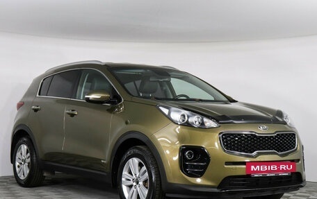 KIA Sportage IV рестайлинг, 2016 год, 1 897 000 рублей, 3 фотография