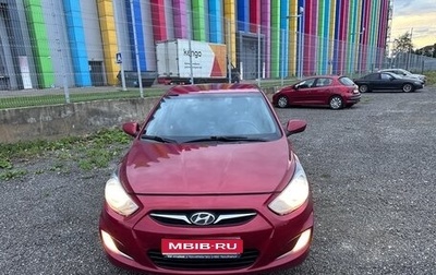 Hyundai Solaris II рестайлинг, 2011 год, 669 000 рублей, 1 фотография