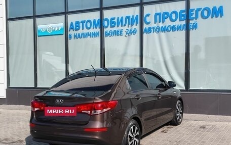 KIA Rio III рестайлинг, 2016 год, 1 025 000 рублей, 5 фотография