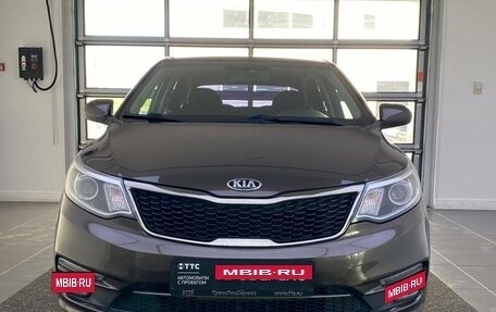 KIA Rio III рестайлинг, 2016 год, 1 319 000 рублей, 2 фотография