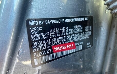 BMW X3, 2012 год, 1 750 000 рублей, 11 фотография