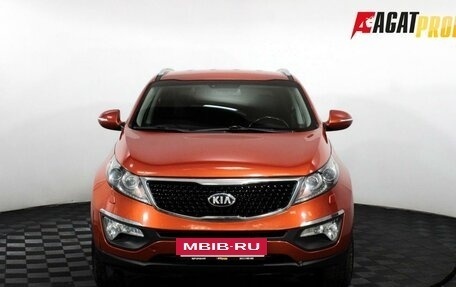 KIA Sportage III, 2014 год, 1 355 000 рублей, 2 фотография