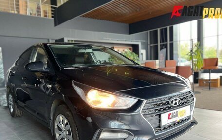 Hyundai Solaris II рестайлинг, 2018 год, 1 215 000 рублей, 3 фотография