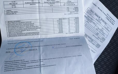 SsangYong Actyon II рестайлинг, 2014 год, 960 000 рублей, 14 фотография