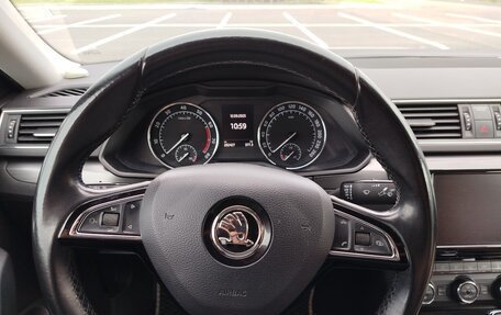 Skoda Superb III рестайлинг, 2016 год, 1 450 000 рублей, 10 фотография