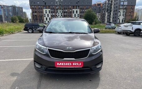 KIA Rio III рестайлинг, 2016 год, 860 000 рублей, 29 фотография
