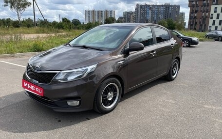 KIA Rio III рестайлинг, 2016 год, 860 000 рублей, 27 фотография