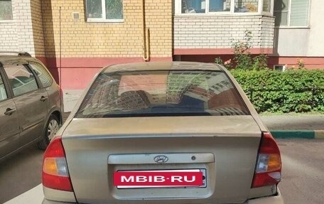 Hyundai Accent II, 2004 год, 190 000 рублей, 10 фотография