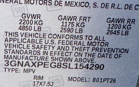 Chevrolet Equinox, 2025 год, 2 900 000 рублей, 40 фотография