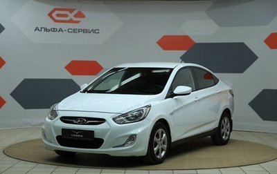 Hyundai Solaris II рестайлинг, 2011 год, 590 000 рублей, 1 фотография