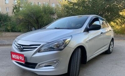 Hyundai Solaris II рестайлинг, 2014 год, 1 150 000 рублей, 1 фотография