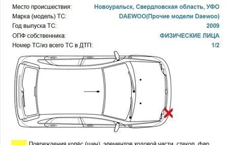 Daewoo Matiz I, 2009 год, 160 000 рублей, 2 фотография