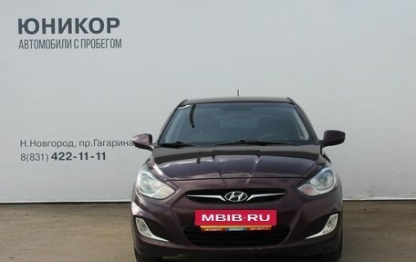 Hyundai Solaris II рестайлинг, 2012 год, 539 000 рублей, 3 фотография