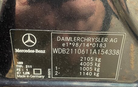 Mercedes-Benz E-Класс, 2002 год, 620 000 рублей, 26 фотография