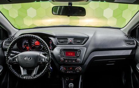 KIA Rio III рестайлинг, 2014 год, 850 000 рублей, 10 фотография