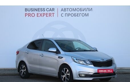 KIA Rio III рестайлинг, 2016 год, 991 000 рублей, 3 фотография