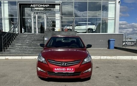 Hyundai Solaris II рестайлинг, 2015 год, 930 000 рублей, 2 фотография